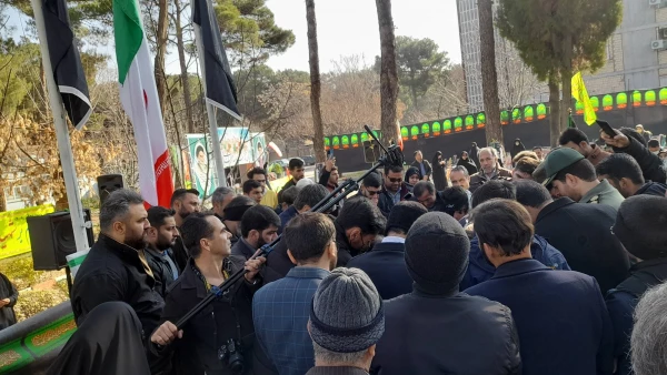 آئین تشییع و تدفین پیکر شهید گمنام دردانشگاه فرهنگیان کرمانشاه 25