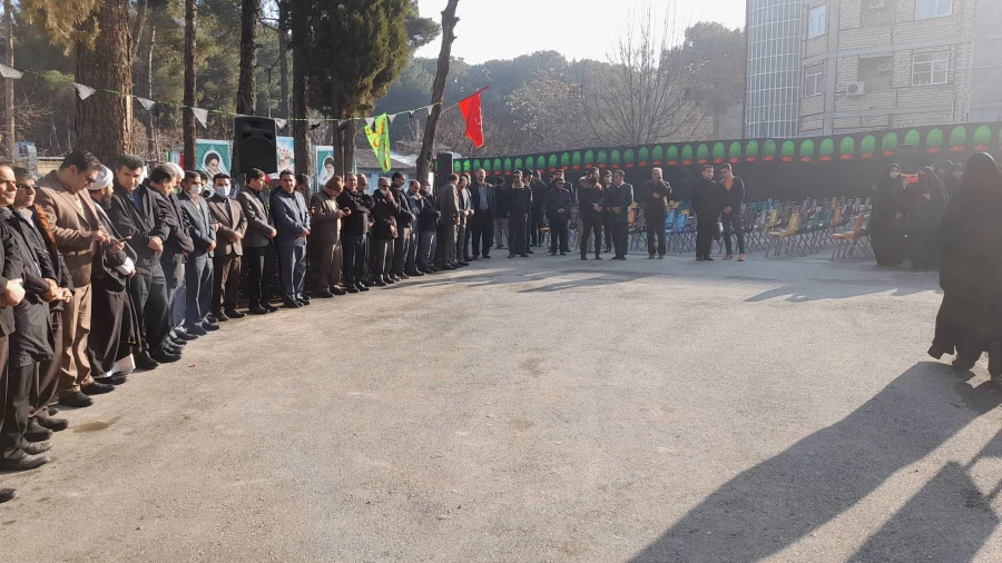 آئین تشییع و تدفین پیکر شهید گمنام دردانشگاه فرهنگیان کرمانشاه 26