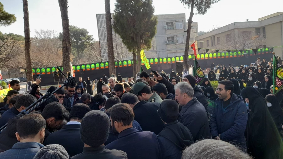 آئین تشییع و تدفین پیکر شهید گمنام دردانشگاه فرهنگیان کرمانشاه 27