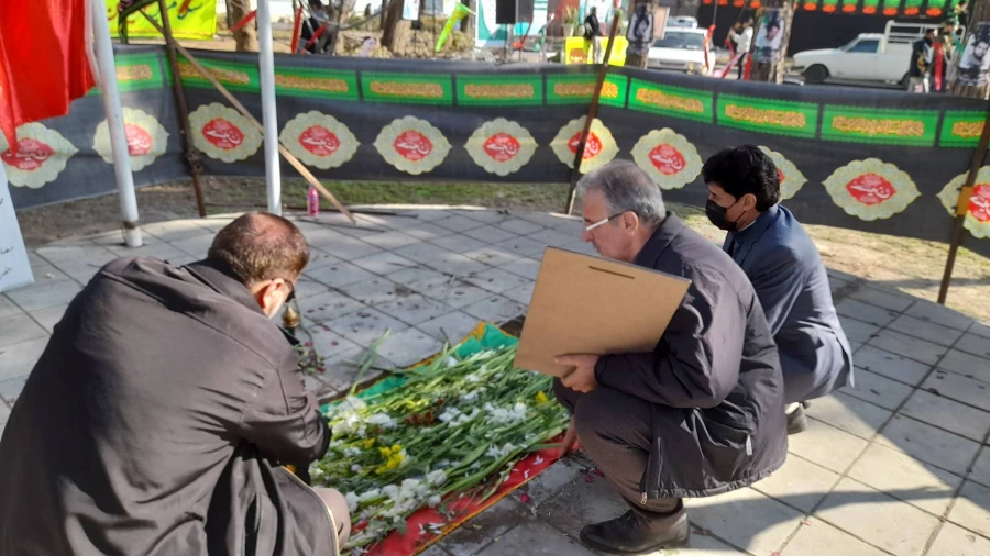 آئین تشییع و تدفین پیکر شهید گمنام دردانشگاه فرهنگیان کرمانشاه 28