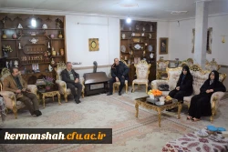 دیدار سرپرست مدیریت دانشگاه فرهنگیان کرمانشاه با خانواده شهید عبدالملکی 2