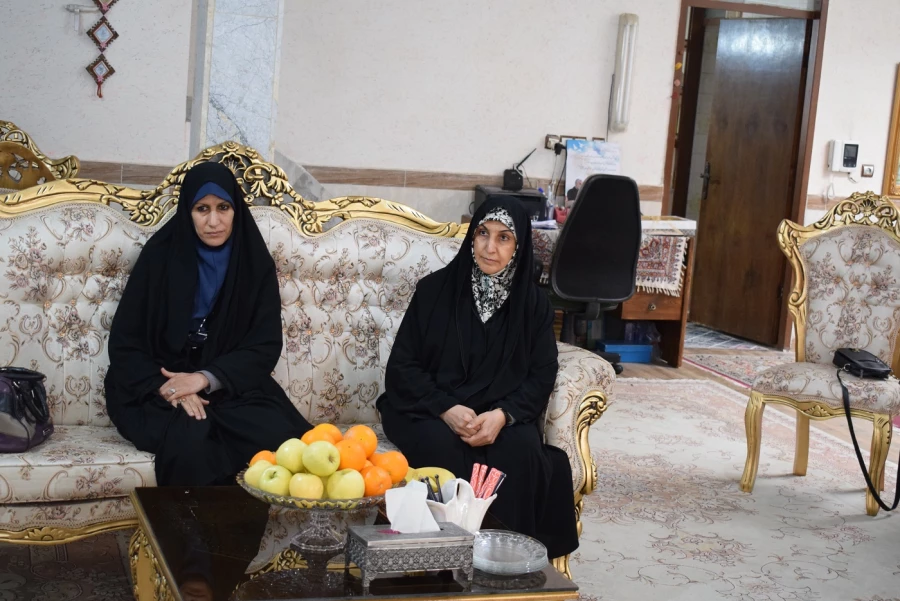 دیدار سرپرست مدیریت دانشگاه فرهنگیان کرمانشاه با خانواده شهید عبدالملکی 4