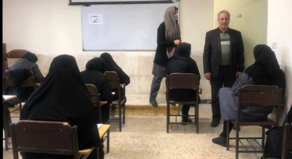 بازدید از روند برگزاری امتحانات پایان ترم دانشجویان پردیس شهید صدوقی دانشگاه فرهنگیان کرمانشاه 6