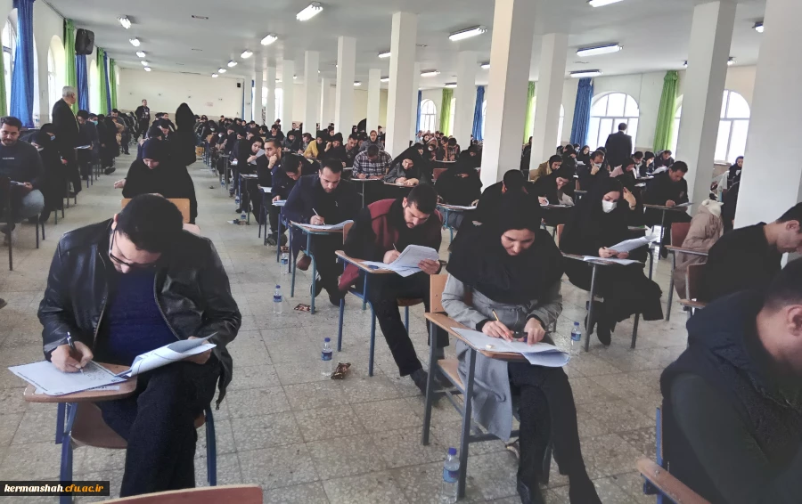 گزارش تصویری برگزاری آزمون دروس فرهنگی مهارت آموزان  2