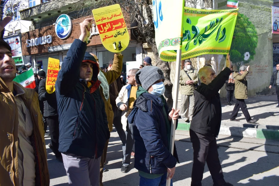 حماسه حضور انقلابی جامعه دانشگاه فرهنگیان کرمانشاه در راهپیمایی یوم الله 22 بهمن 1401 4