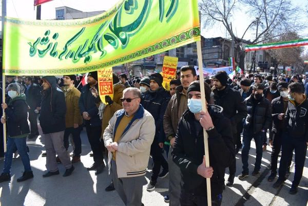 حماسه حضور انقلابی جامعه دانشگاه فرهنگیان کرمانشاه در راهپیمایی یوم الله 22 بهمن 1401 7
