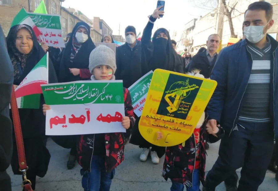 حماسه حضور انقلابی جامعه دانشگاه فرهنگیان کرمانشاه در راهپیمایی یوم الله 22 بهمن 1401 14