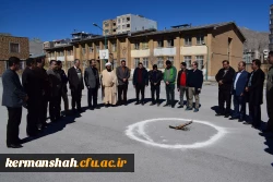 کلنگ زنی سالن ورزشی چند منظوره سرپوشیده پردیس شهید رجایی به زمین زده شد 3