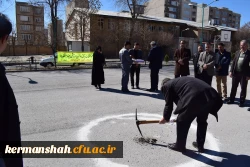 کلنگ زنی سالن ورزشی چند منظوره سرپوشیده پردیس شهید رجایی به زمین زده شد 4