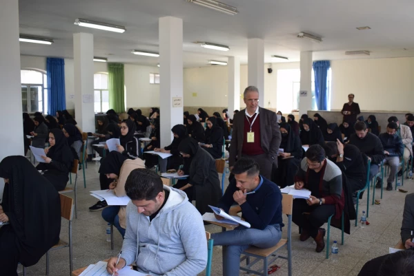 برگزاری آزمون جامع اصلح مهارت آموزان در دانشگاه فرهنگیان کرمانشاه 2