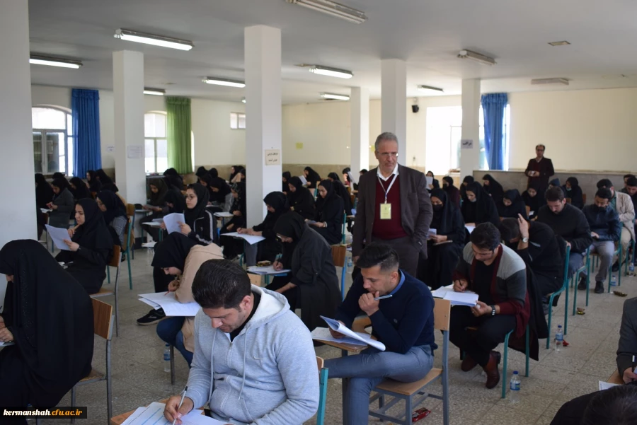 برگزاری آزمون جامع اصلح مهارت آموزان در دانشگاه فرهنگیان کرمانشاه 2