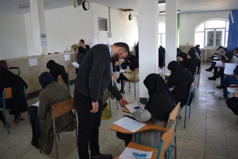 برگزاری آزمون جامع اصلح مهارت آموزان در دانشگاه فرهنگیان کرمانشاه 4