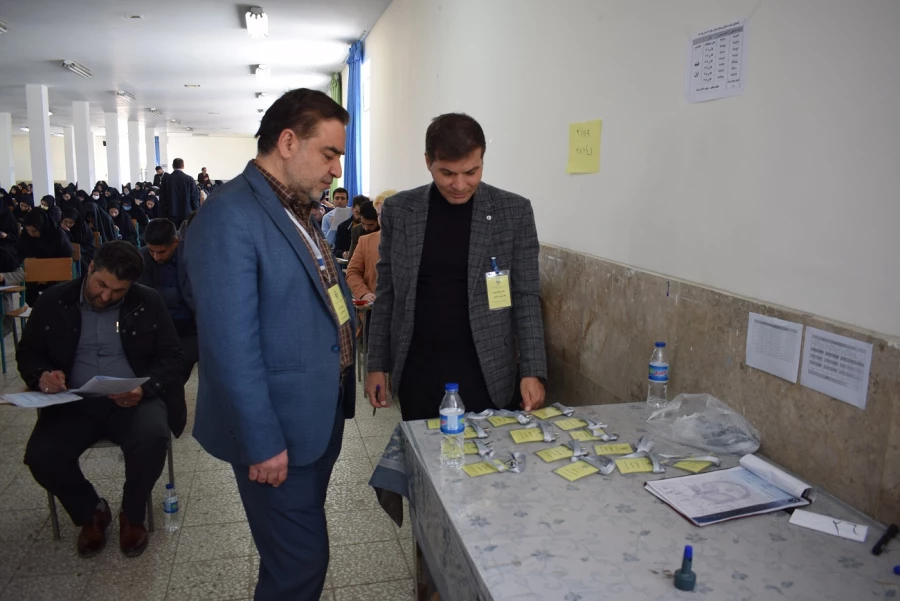 برگزاری آزمون جامع اصلح مهارت آموزان در دانشگاه فرهنگیان کرمانشاه 6