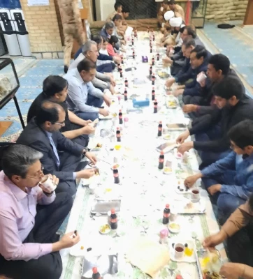 ضیافت افطار اساتید دانشگاه فرهنگیان کرمانشاه برگزار شد. 6