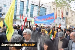 حماسه حضور انقلابی جامعه دانشگاه فرهنگیان کرمانشاه در راهپیمایی روز جهانی قدس 4