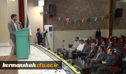 با حضور نماینده مردم کرمانشاه در مجلس شورای اسلامی از فعالان فرهنگی و جهادی دانشگاه فرهنگیان تجلیل به عمل آمد. 8