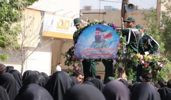 حضور کارکنان دانشگاه فرهنگیان درآیین تشییع«سجاد امیری» شهید بسیجی حافظ امنیت 2