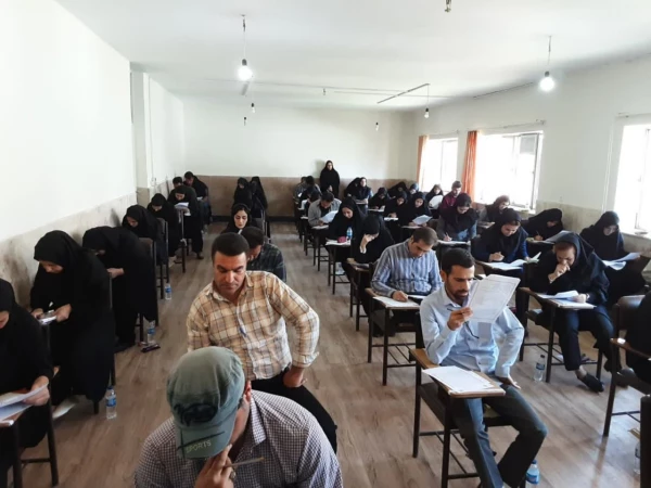  آزمون دروس فرهنگی پایان پودمان اول سری هفتم و جاماندگان دوره های قبل برگزار شد. 4