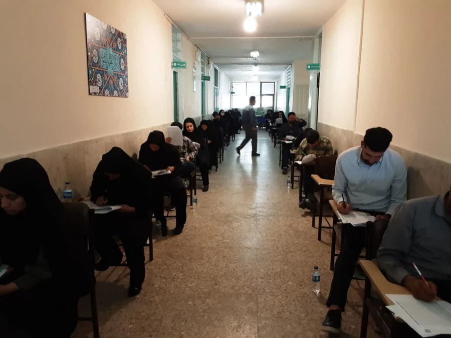  آزمون دروس فرهنگی پایان پودمان اول سری هفتم و جاماندگان دوره های قبل برگزار شد. 6