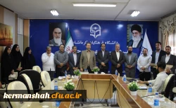 آیین تکریم و معارفه مسئولین بسیج دانشجویی پردیس های دانشگاه فرهنگیان استان کرمانشاه برگزار شد. 2