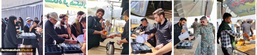 برپایی موکب شهدای تربیت معلم دانشگاه فرهنگیان کرمانشاه 2