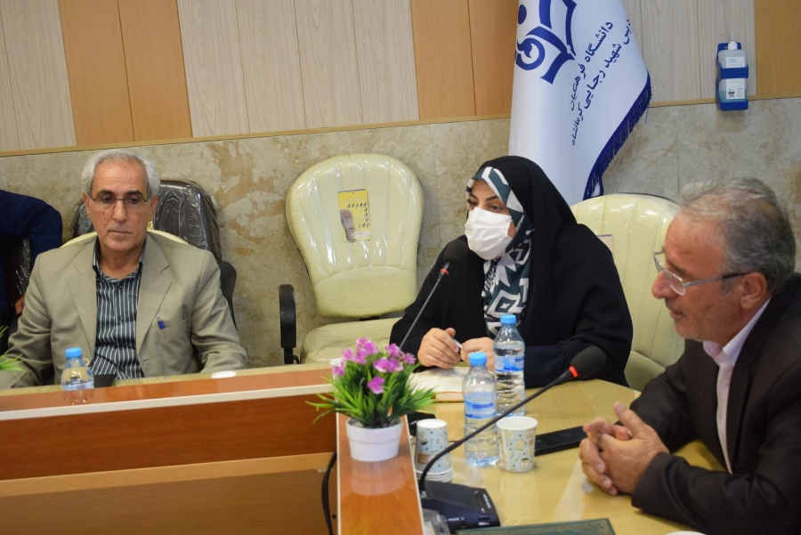 آیین تکریم و معارفه سرپرست پردیس شهید صدوقی دانشگاه فرهنگیان استان کرمانشاه 4