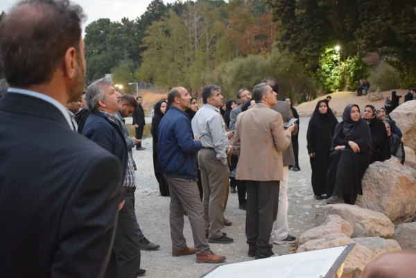 بازدید کارشناسان پژوهش و کتابداران دانشگاه فرهنگیان سراسر کشور از امکان دیدنی شهر کرمانشاه 9