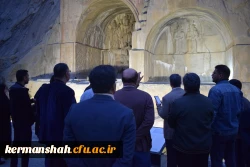 بازدید کارشناسان پژوهش و کتابداران دانشگاه فرهنگیان سراسر کشور از امکان دیدنی شهر کرمانشاه 10