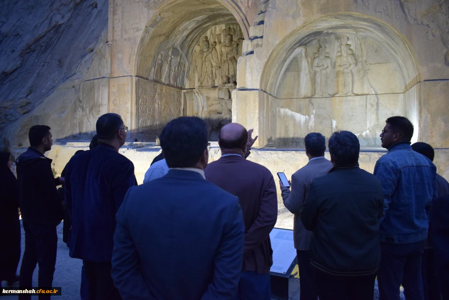 بازدید کارشناسان پژوهش و کتابداران دانشگاه فرهنگیان سراسر کشور از امکان دیدنی شهر کرمانشاه 10