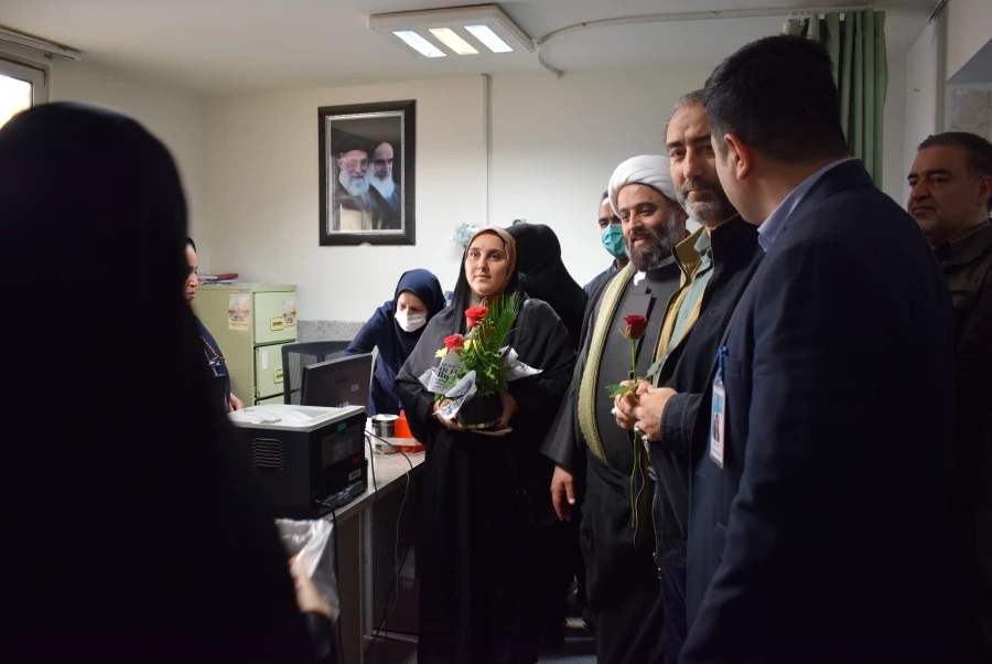 تبریک و بازدید مسئولین دانشگاه فرهنگیان کرمانشاه به مناسبت روز پرستار 4