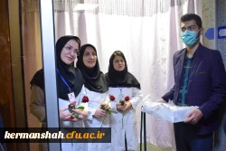 تبریک و بازدید مسئولین دانشگاه فرهنگیان کرمانشاه به مناسبت روز پرستار 7