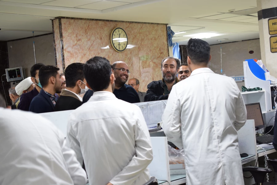 تبریک و بازدید مسئولین دانشگاه فرهنگیان کرمانشاه به مناسبت روز پرستار 9