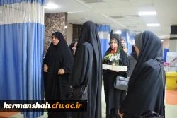 تبریک و بازدید مسئولین دانشگاه فرهنگیان کرمانشاه به مناسبت روز پرستار 11