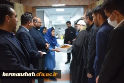 تبریک و بازدید مسئولین دانشگاه فرهنگیان کرمانشاه به مناسبت روز پرستار 12