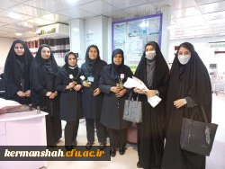 حضور دانشجومعلمان پردیس شهید صدوقی در ایستگاه پرستاری بیمارستان امام حسین علیه السلام 2