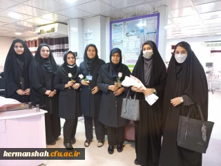 حضور دانشجومعلمان پردیس شهید صدوقی در ایستگاه پرستاری بیمارستان امام حسین علیه السلام