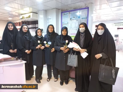 حضور دانشجومعلمان پردیس شهید صدوقی در ایستگاه پرستاری بیمارستان امام حسین علیه السلام