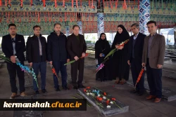 مراسم غبار روبی از مزار شهدای دانشجو معلم به مناسبت هفته بسیج 5