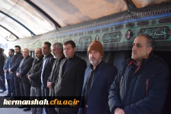تشییع و تدفین پیکر یک شهید گمنام در دانشگاه فرهنگیان کرمانشاه 9