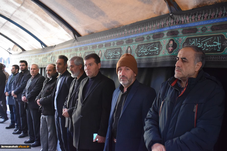 تشییع و تدفین پیکر یک شهید گمنام در دانشگاه فرهنگیان کرمانشاه 9