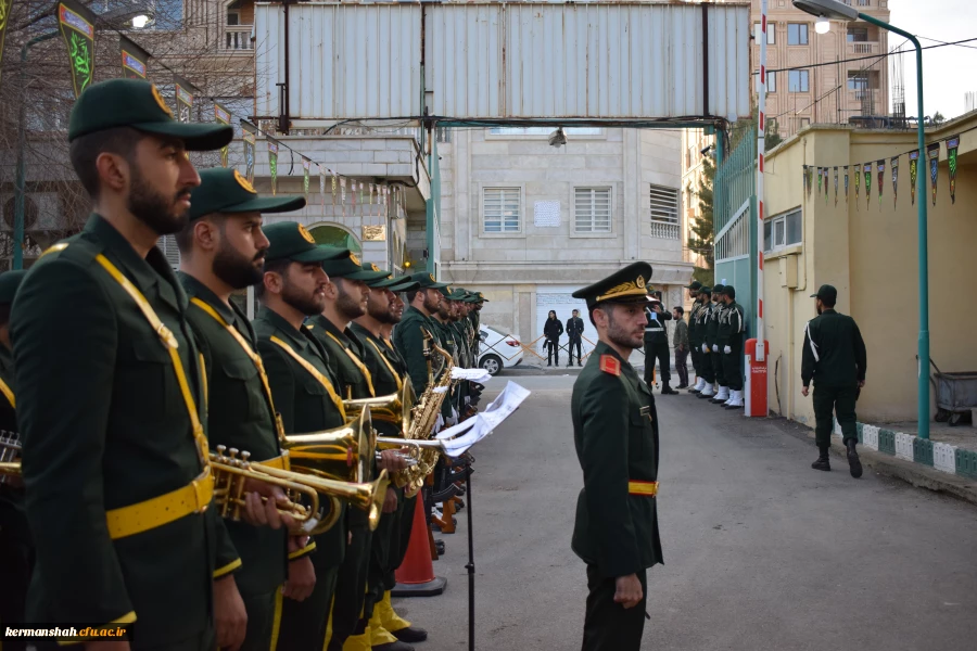 تشییع و تدفین پیکر یک شهید گمنام در دانشگاه فرهنگیان کرمانشاه 13