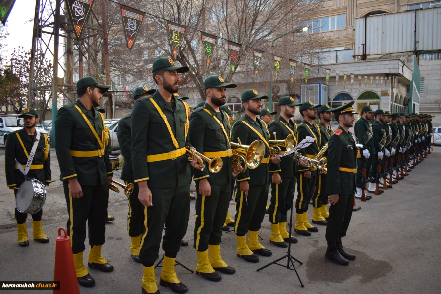 تشییع و تدفین پیکر یک شهید گمنام در دانشگاه فرهنگیان کرمانشاه 14