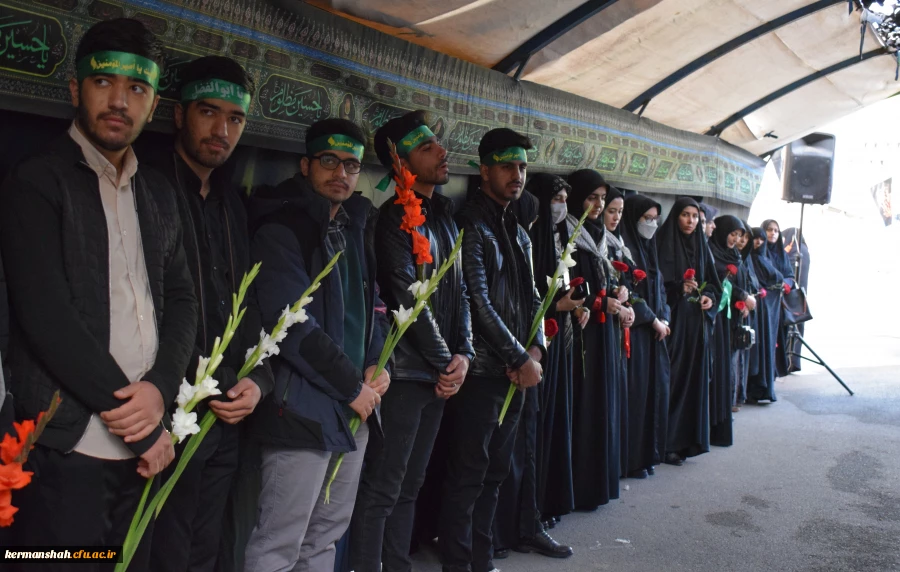 تشییع و تدفین پیکر یک شهید گمنام در دانشگاه فرهنگیان کرمانشاه 15