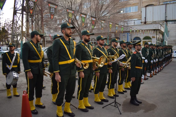 تشییع و تدفین پیکر یک شهید گمنام در دانشگاه فرهنگیان کرمانشاه 9