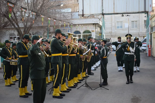 تشییع و تدفین پیکر یک شهید گمنام در دانشگاه فرهنگیان کرمانشاه 14