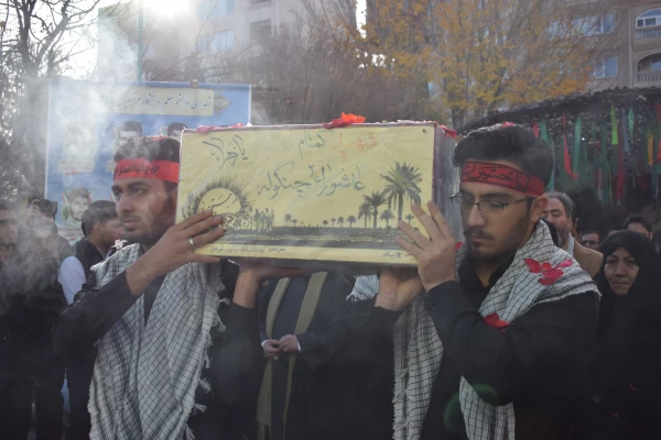 تشییع و تدفین پیکر یک شهید گمنام در دانشگاه فرهنگیان کرمانشاه 20