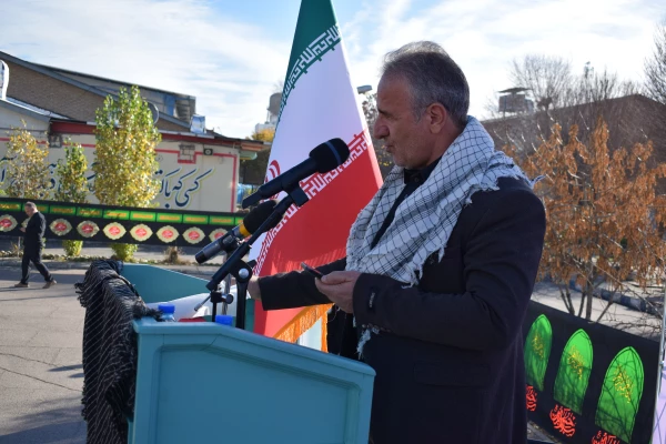 تشییع و تدفین پیکر یک شهید گمنام در دانشگاه فرهنگیان کرمانشاه 41