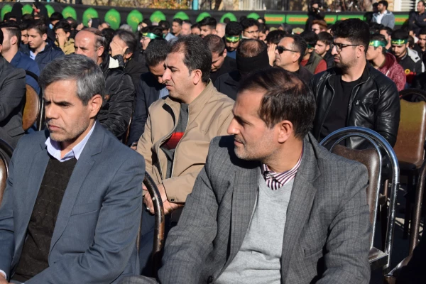 تشییع و تدفین پیکر یک شهید گمنام در دانشگاه فرهنگیان کرمانشاه 56