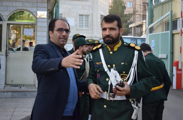 تشییع و تدفین پیکر یک شهید گمنام در دانشگاه فرهنگیان کرمانشاه 82