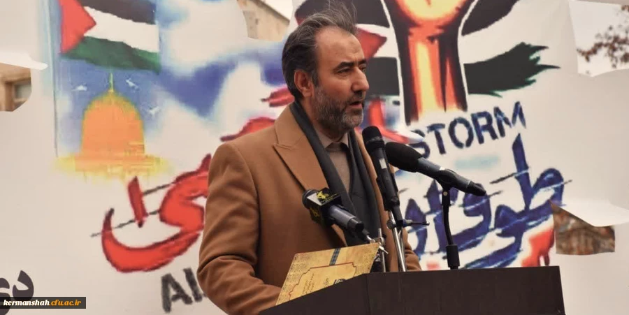 اجتماع بزرگ حقوق دانان انقلابی استان کرمانشاه علیه جنایات رژیم جعلی صهیونیستی 2